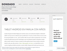 Tablet Screenshot of dondado.es